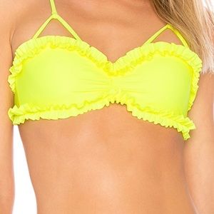 Lovers + Friends Tahiti women’s swim Top Size M